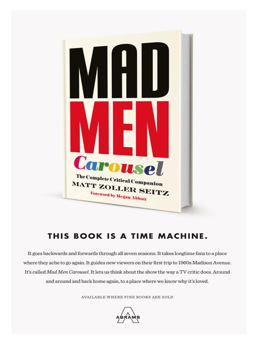 Title details for Mad Men Carousel by Matt Zoller Seitz - Available